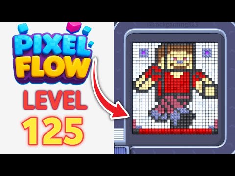 Pixel Flow Level 125 Walkthrough
