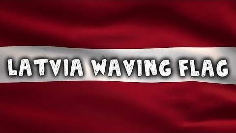 🇱🇻 Latvia Country Flag Animation | Full HD | 10 Hours
