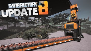 BUILDING A SUPER ALUMINUM FACTORY IN THE SWAMP!! - Satisfactory Update 8 Lets Play - Relaxing Series