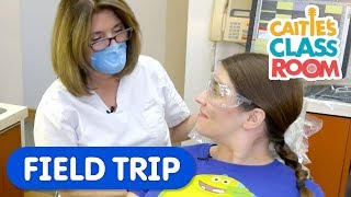 A Visit To The Dentist | Caitie's Classroom Field Trip | First Dental Visit Video for Kids
