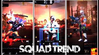 Baby Doll || FREE FIRE 🔥 SQUAD TREND VIDEO || XML CLIP ⤵️