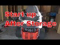 Simplicity Courier Start up after Winter Storage
