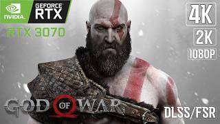 God of War | RTX 3070 + I5 12400F | 1080p, 1440p, 4K | Native + DLSS | RTX 3070 Gaming Test