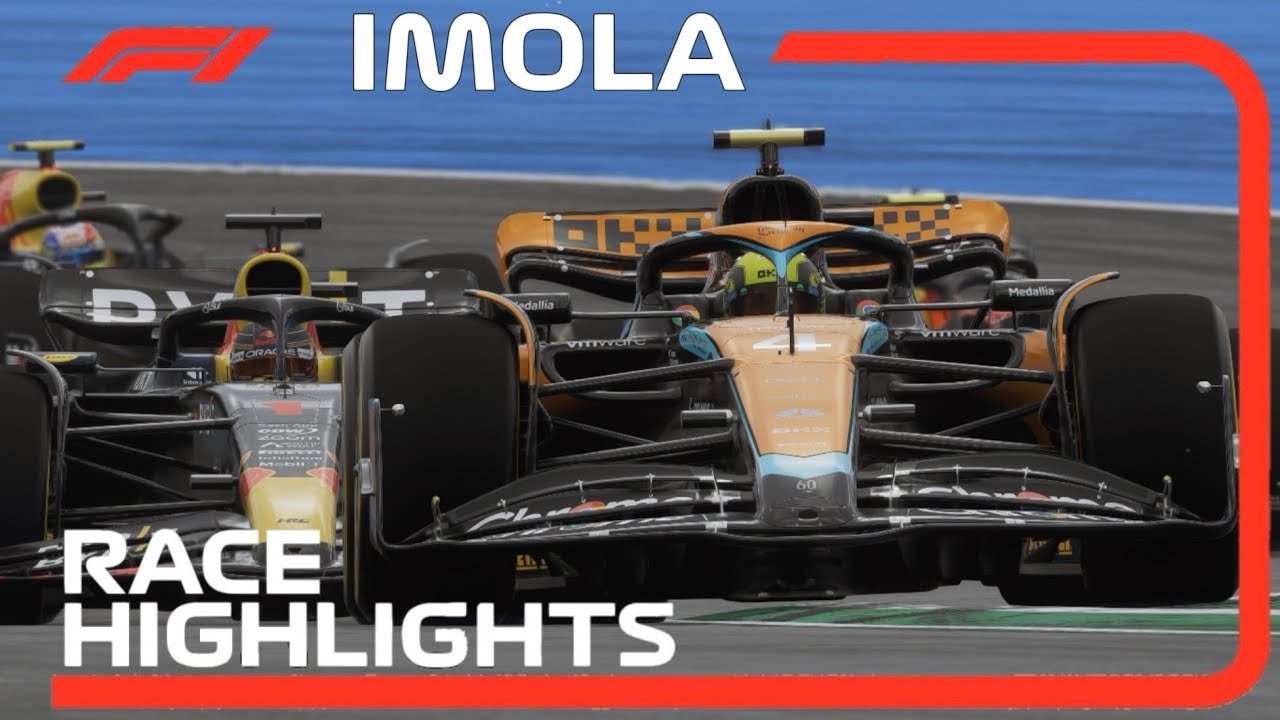 F1® 23: 2024 Emilia Romagna Grand Prix: Race Highlights - YouTube
