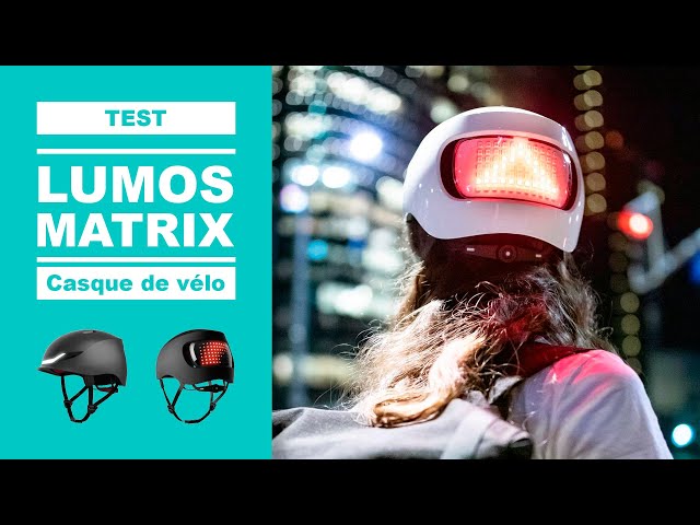 Test du Lumos Matrix : un casque geek pour votre trottinette, vélo,  gyroroue