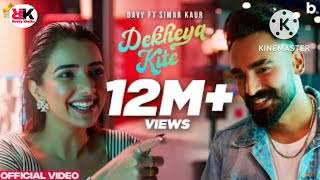 DEKHYA KITE (Official Song) Davy Ft Simar Kaur | Gur Sidhu | New Punjabi Song 2022 | Punjabi Song