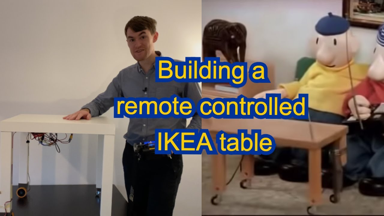 Building a remote controlled IKEA table - YouTube