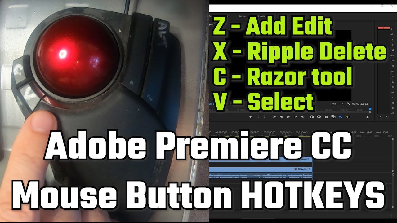 Adobe Premiere Mouse Hotkeys for Editing - YouTube
