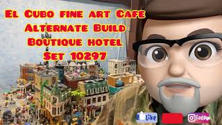 El Cubo Fine Art Cafe Alternate Build of Boutique Hotel Set 10297