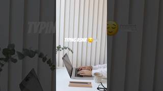 Close-Up Typing ASMR ⌨️ Calm Focus & Study Sounds