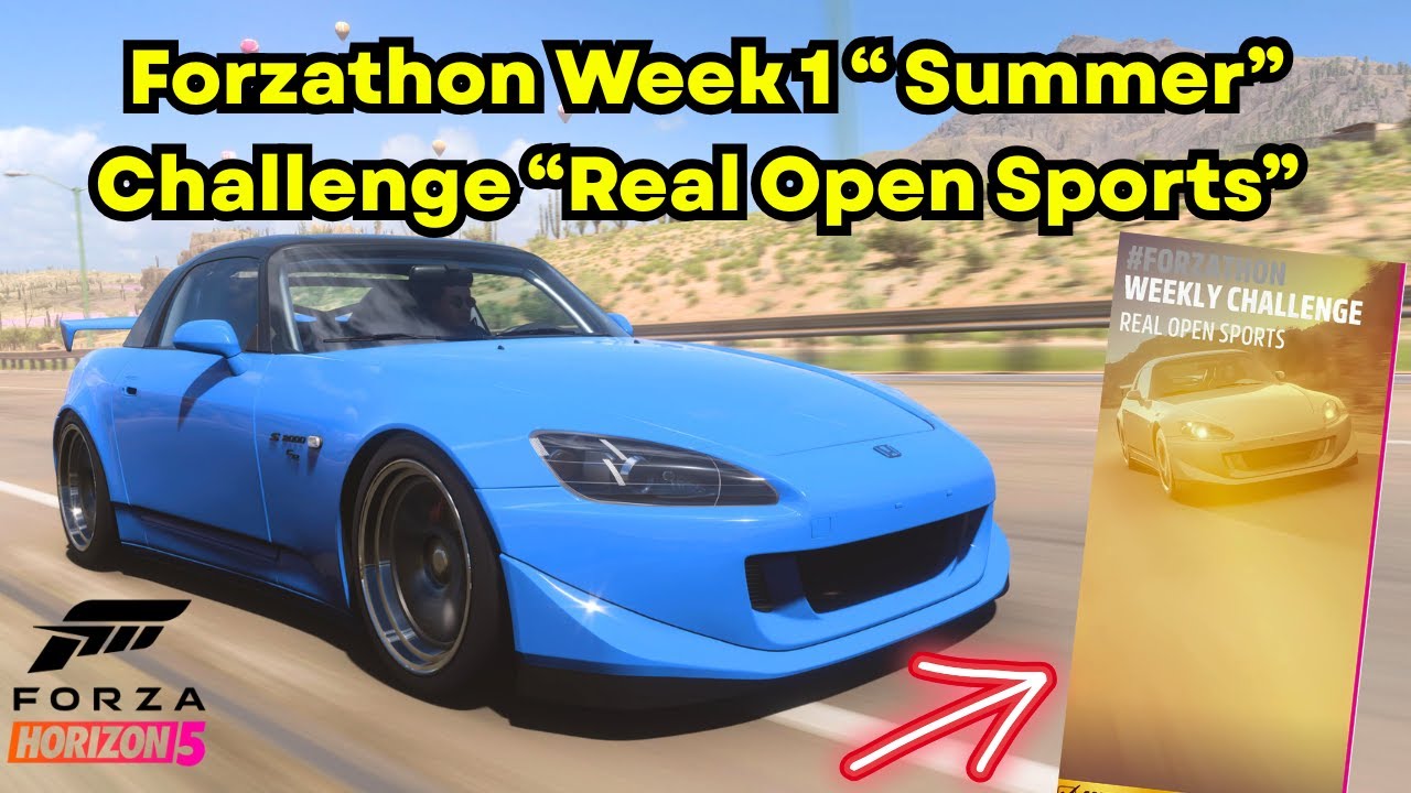 How to Complete Weekly Forzathon Challenge “Real Open Sports” in