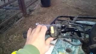 How to start a four wheeler