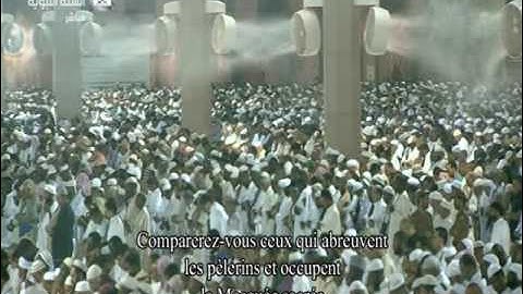 تلاوة أيوبية للشيخ أحمد بن حميد من سورة التوبة 1438 .