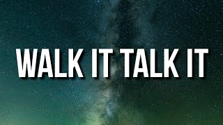 Migos - Walk It Talk It Ft.Drake (Lyrics) "take my shoes and walk a mil Somethin that you can't do"