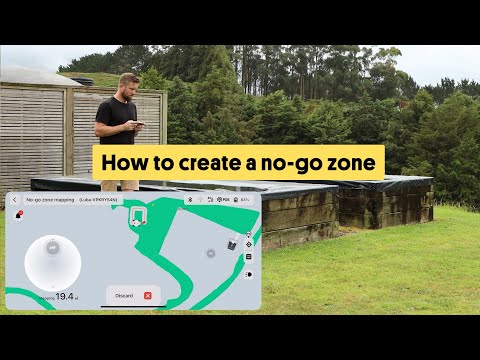 How to create a no-go zone - Mammotion Luba, Yuka