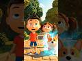 The Magic Candy Rain! 🍬 A Magical Lesson in Sharing ✨ #shorts #kidscartoon #viral