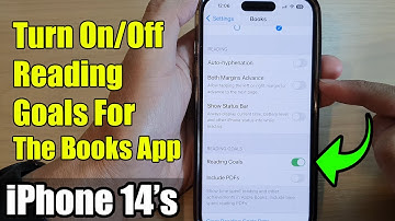 iPhone 14/14 Pro Max: How to Turn On/Off Reading Goals For The Books App