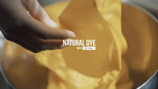 HOW TO NATURAL DYE AT HOME WITH TURMERIC | BOTANICAL COLOUR | SHADES OF YELLOW