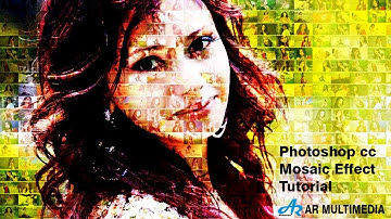 How to Create Photo Mosaic Effect in Photoshop cc Tutorial|Photoshop mosaic effect tutorial|
