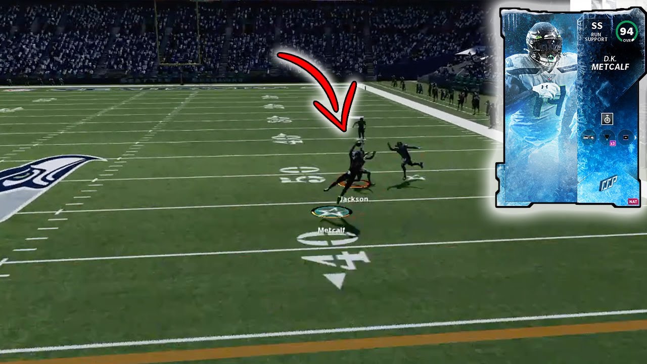 MADDEN 21 OUT OF POSITION STRONG SAFETY DK METCALF SAVES ME