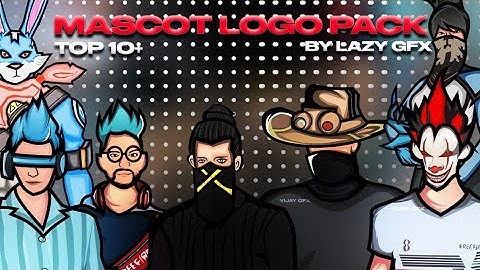 10+ AWESOME MASCOT LOGO PACK 🔥🔥 || FREE FIRE || MASCOT LOGO PACK 🥳|| BY WELIT GFX