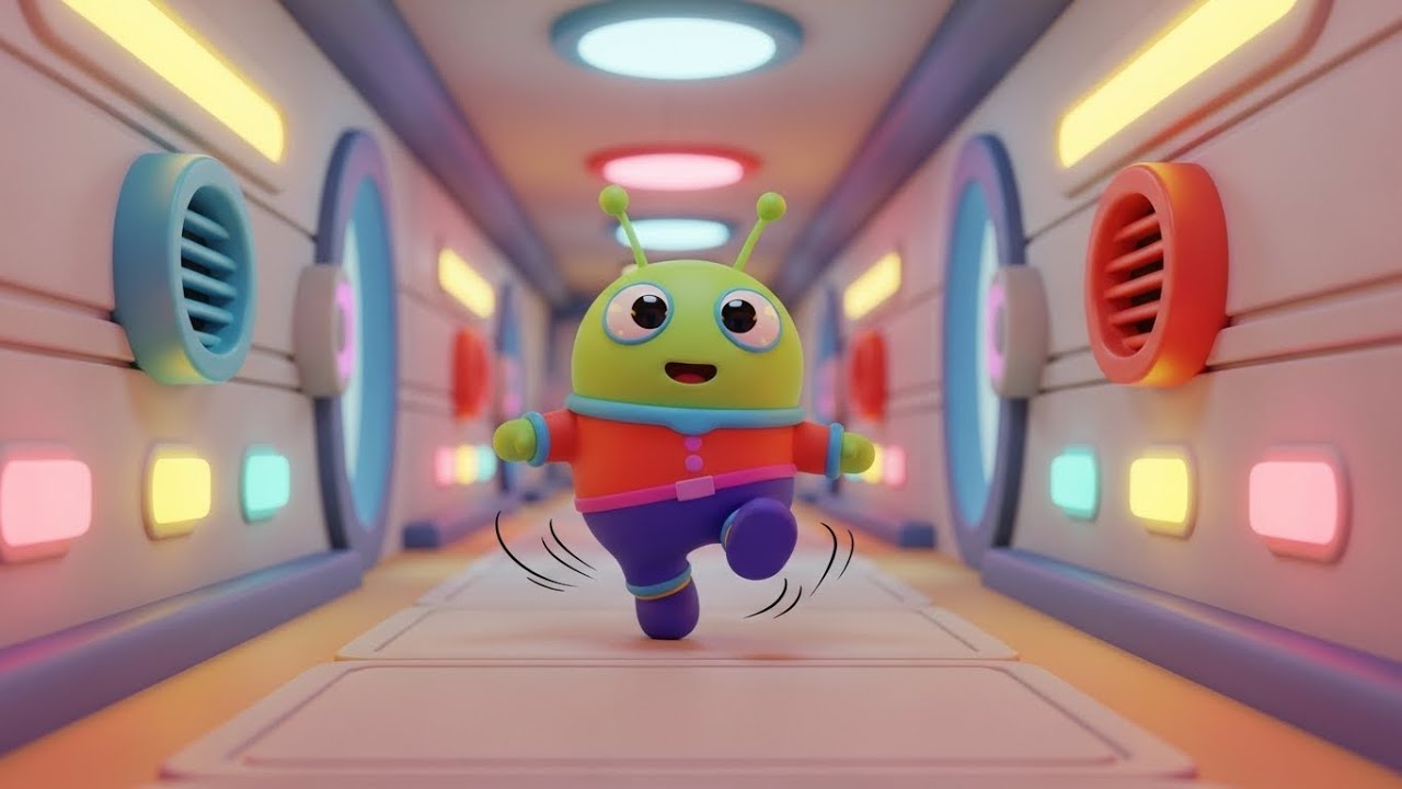 В игре Among Us глупый инопланетянин закрыл не ту дверь 🚪👽 | Детские песни и стишки