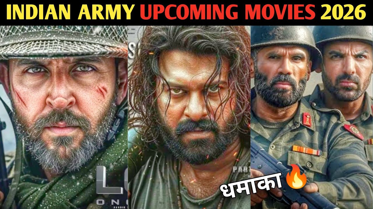 Top 10 INDIAN ARMY Upcoming Action Movies 2026-27 | 10 बड़ी इंडियन आर्मी एक्शन वॉर वाली फिल्में 2026