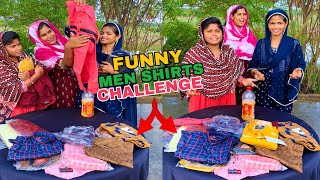 Funny Men Shirts Challenge With Game 😍 #challenge #viral #funny