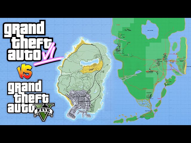 Cassi on X: 🚨RUMOR🚨 Imagem mostra o quão maior o mapa de GTA 6 pode ser  comparado ao GTA 5 Enquanto a Rockstar tem mantido silêncio sobre GTA 6, os  fãs têm