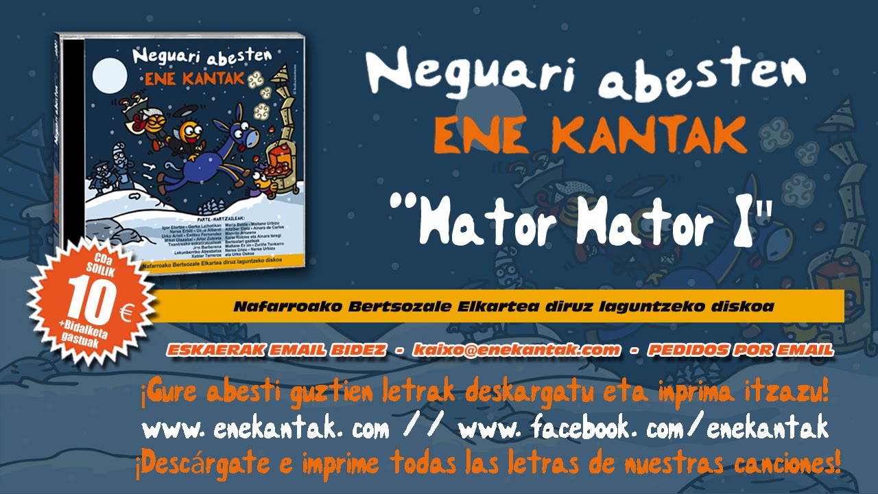 ENE KANTAK - NEGUARI ABESTEN - HATOR HATOR I