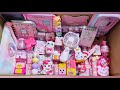 Unboxing Cute Satisfying Pink Stationery 📚🖍️, Unicorn eraser, Pencilbox, Sharpener, Highlighter, etc