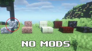 How To Make Vertical Slabs in Vanilla Minecraft