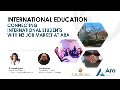 Ara - Connecting international students with NZ job market