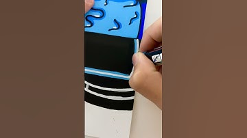 One Drawing, But In 4 Different Styles!! Pt.2 (SUPER SATISFYING) #shorts #posca #satisfying #art