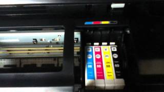 How to replace ink on epson stylus NX415