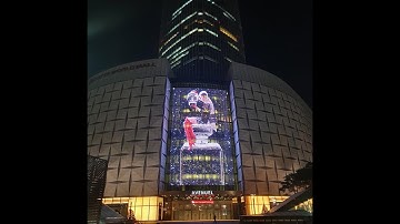 VSTAR Flexible led mesh screen with 82% transparency and high brightness