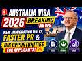 🚨 Australia Visa Breaking News 2026: Faster PR Pathways & Major Immigration Changes 🇦🇺🔥