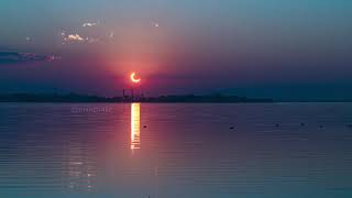 2019 December Annular Solar Eclipse from Bahrain 4K