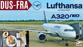 LUFTHANSA A320neo BUSINESS CLASS TRIPREPORT | DÜSSELDORF - FRANKFURT LH 77 | GOOD EXPERIENCE UHD 4K