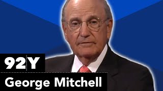 Former Senate Majority Leader George Mitchell with NBC's Cynthia McFadden