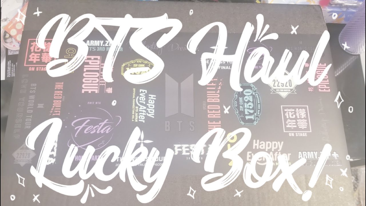 BTS Haul + Lucky Box!! - YouTube