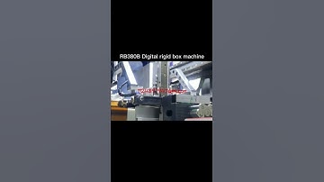 RB380B digital rigid box making machine