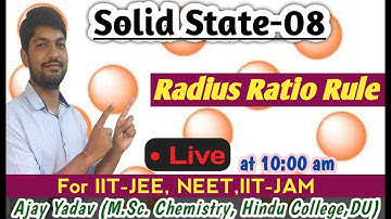 Radius Ratio Rule|Radius Ratio|Triangular Voids|Tetrahedral Void|Derivation|Solid State class  12