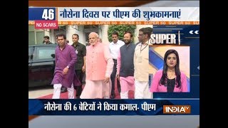Watch 50 news stories at breakneck speed on India TV in its Super 5...