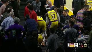 LeBron James tumbles into the stands but Dwyane Wade wasn't worried Wealth