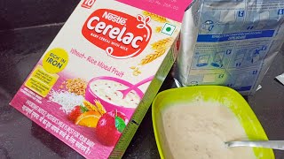 Cerelac for 6 to 24 months baby | Nestle Wheat - Rice Mixed Fruit flavour | रेडीमेड फूड कैसे बनाएं