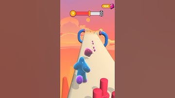 Blob Runner 3D game Android iOs Level 3 Rich Gamer Gameplay #shorts