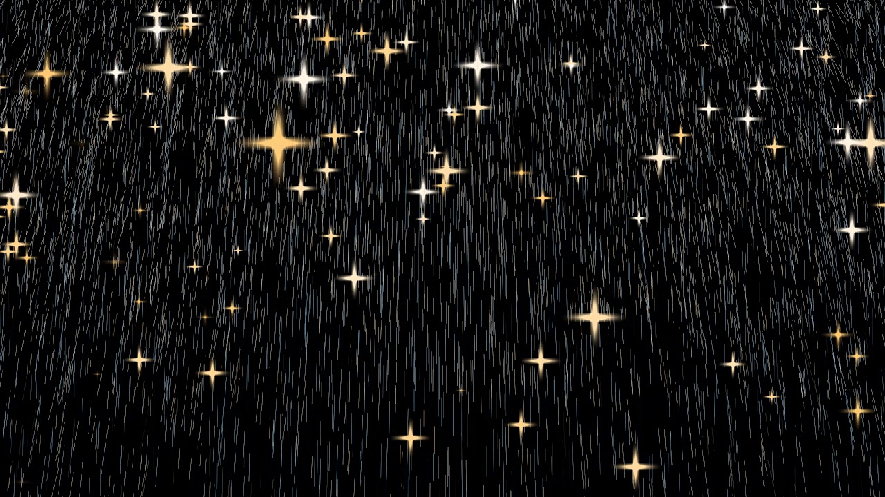 Fondo video - Lluvia de estrellas en fondo negro HD - YouTube