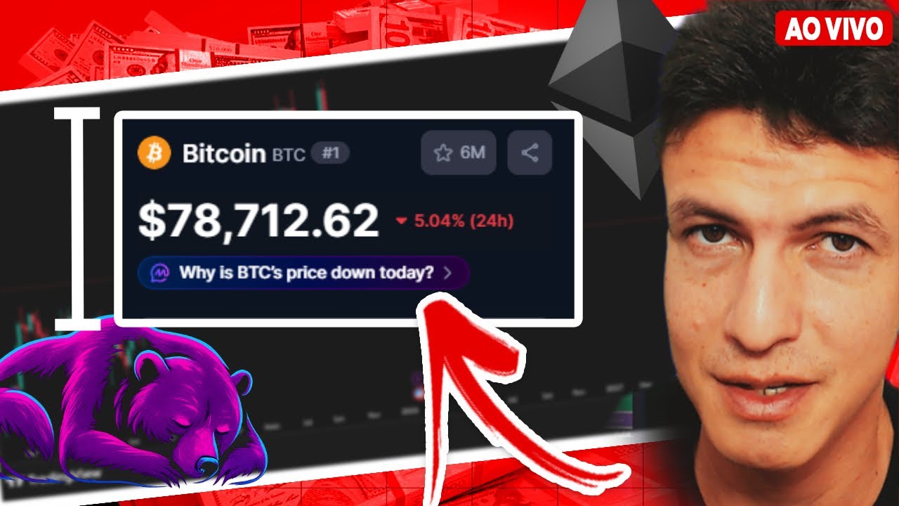 BITCOIN 78K CORREÇÃO CHEGANDO? | Previsões para as criptomoedas?