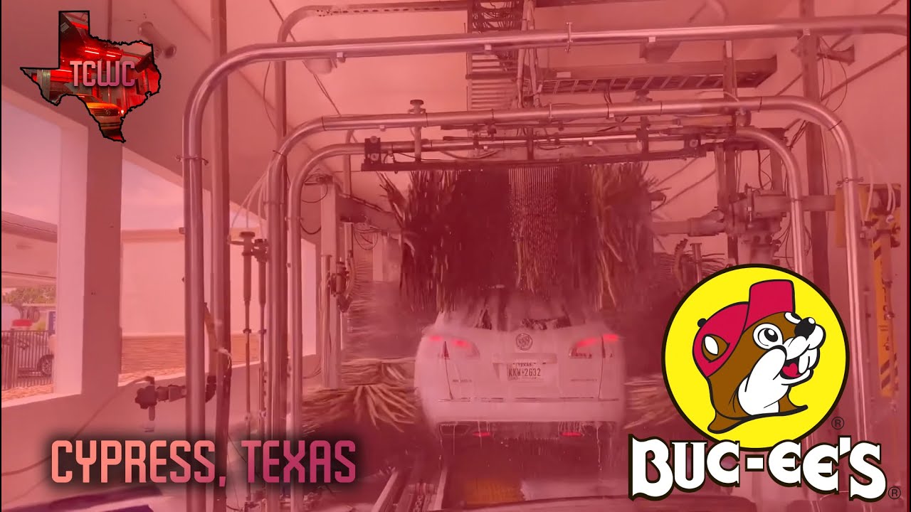 Buc'ees Car Wash MacNeil Tunnel Cypress, TX Inside POV YouTube